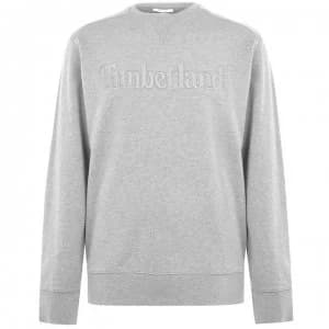 Timberland Timberland Exeter River Logo Sweatshirt - Mid Grey Hthr