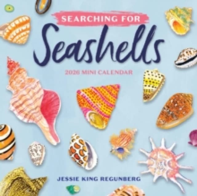 Searching for Seashells Mini Wall Calendar 2026 Calendar