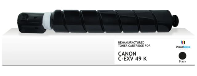 PrintMate Canon C-EXV49 K. remanufactured toner. Black 36000p