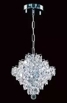 Diamond Crystal Single Chrome Frame