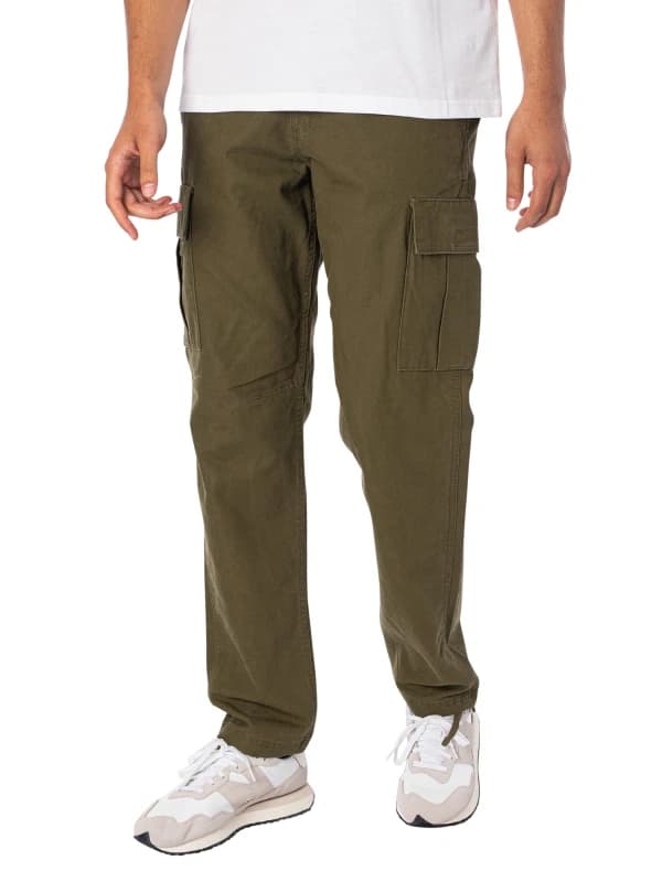 jack & jones Kane Barkley Loose Cargo Trousers Olive Night 36W x 32L