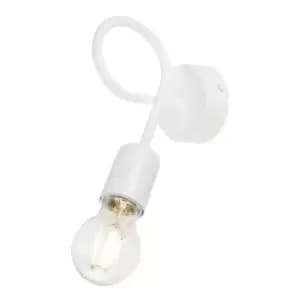 Lamkur Lighting - Camilla Wall Light White, 1x E27