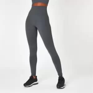 Everlast Super High Waisted Racer Leggings - Grey
