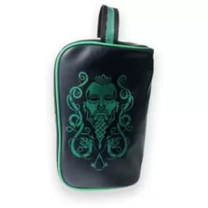 Groovy - Assassins Creed Eivor Wash Bag Toiletry Makeup Travel Bag Pouch 100% Official Merch - Black