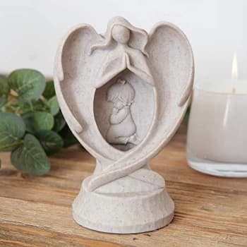 Faith & Hope Guardian Angel Night Light - Girl