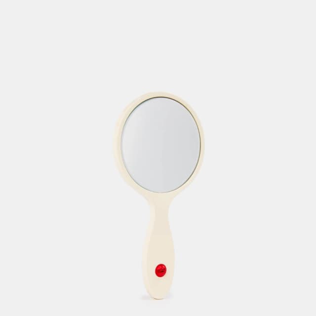 Off White Makeup Mirror Creme/Red unisex One Size