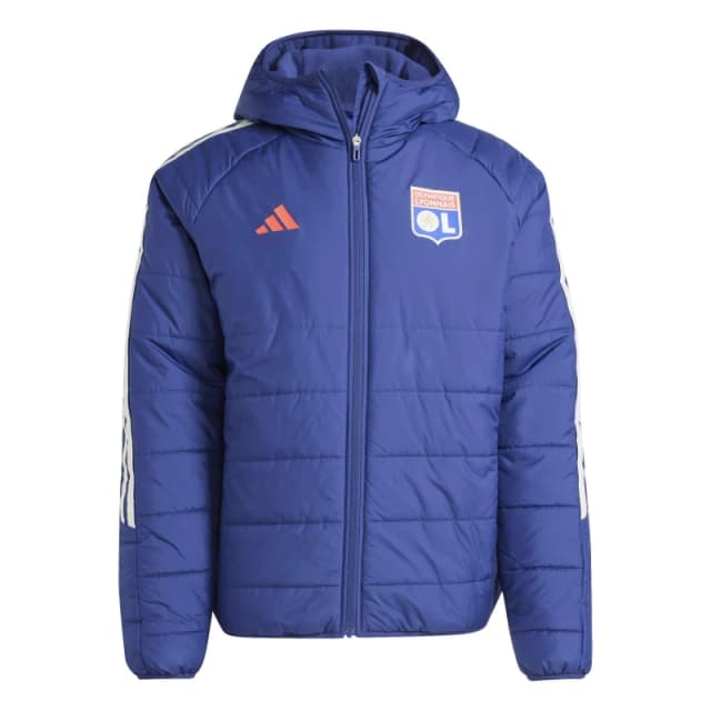 adidas Olympique Lyonnais Winter Jacket Mens Midnight Indigo male XS
