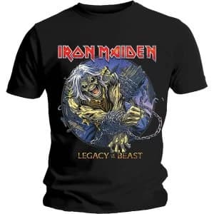 Iron Maiden - Eddie Chained Legacy Unisex Medium T-Shirt - Black