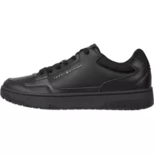 Tommy Hilfiger Th Basket Core Leather - Black