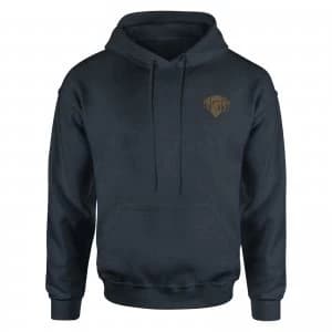 Harry Potter Gryffindor Embroidered Kids Piped Hoodie - Navy - 11-12 Years