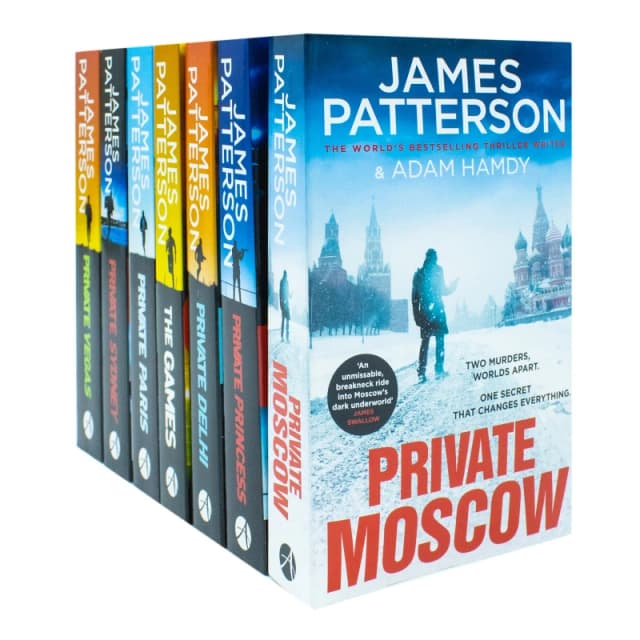 James Patterson Private Series Books 9 - 15 Collection Set (Private Vegas, Private Sydney, Private Paris) James Patterson Books