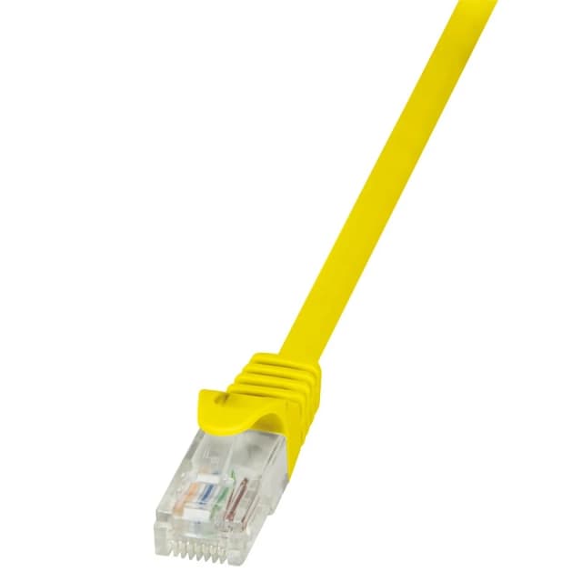 LogiLink 5m Cat.5e U/UTP RJ45 networking cable Yellow Cat5e U/UTP (UTP