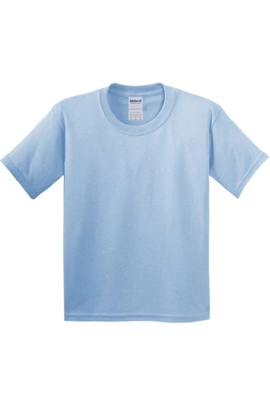 Gildan Heavy Cotton T-Shirt Pack of 2 in Light Blue Size: XS Light Blue Unisex XS