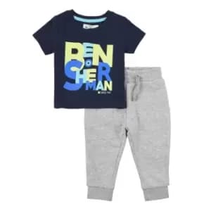 Ben Sherman Ben M Fnt T & Jg Set Bb99 - Blue