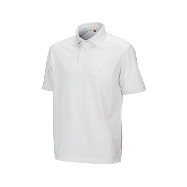 Result Result Men Work-Guard Apex Short Sleeve Polo Shirt in White Size: Small White S Male 5057819002652
