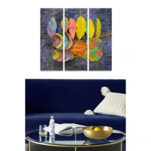 MDF503508415 Multicolor Decorative MDF Painting (3 Pieces)