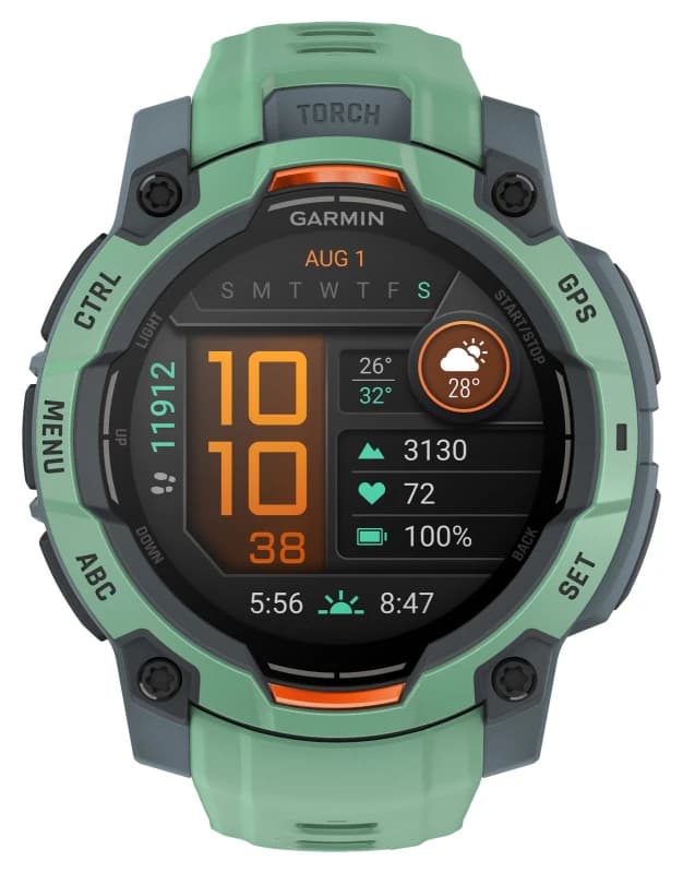Garmin 010-02936-01 Instinct 3 AMOLED Outdoor GPS Smartwatch