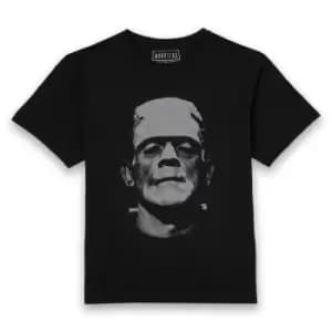 Universal Monsters Frankenstein Black and White Mens T-Shirt - Black - XS