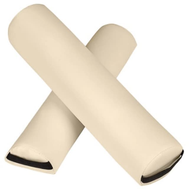 Tectake Massage Bolster Set - Full Roll And Half Roll - Beige