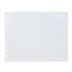 Elba A3 Punched Pocket Polypropylene Top opening 120 Micron Landscape Clear Pack 25
