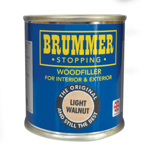 Brummer Wood Filler BM30410 Colour: Light Walnut