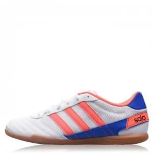 adidas Super Sala Football Trainers Indoor - White/Coral/Blu