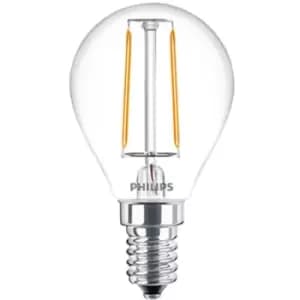 Philips 2W LEDluster E14 SES Golf Ball Very Warm White - 57413300