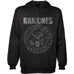 Ramones - Presidential Seal Unisex Large Pullover Hoodie - Black