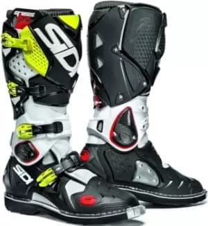 Sidi Crossfire 2 Motocross Boots Black Yellow