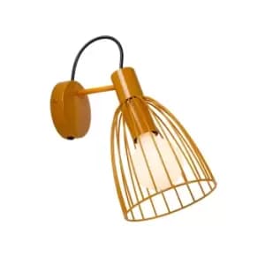 Macarons Retro Wall Light - 1xE27 - Ocher Yellow