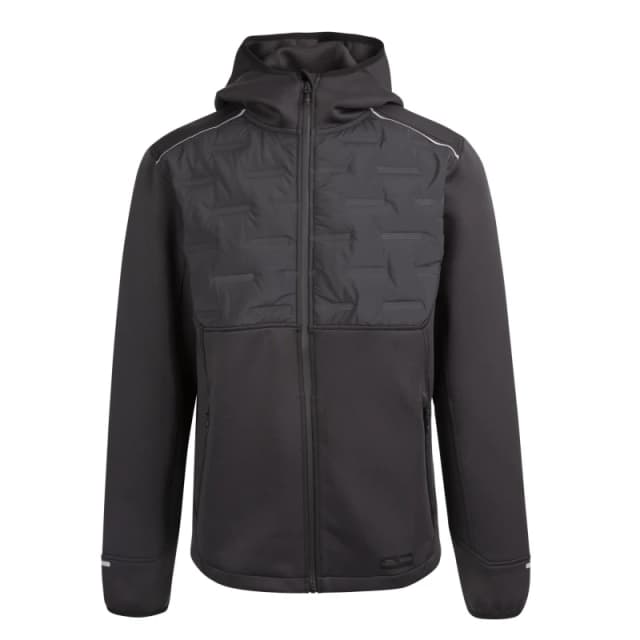 Trespass Trespass Men Bolfort Active Hybrid Jacket in Black Size: Medium Black M Male 5063527922496