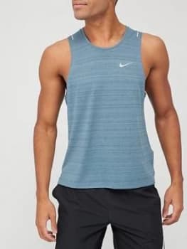 Nike Miler Running Tank Top - Blue