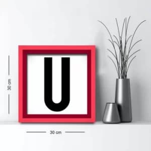 3030AHS-094k Multicolor Decorative Framed MDF Painting