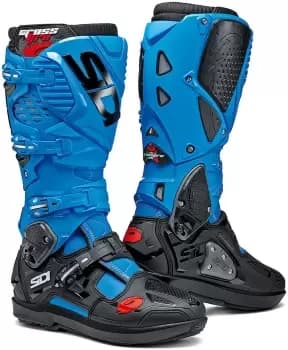 Sidi Crossfire 3 SRS Motocross Boots Black Blue