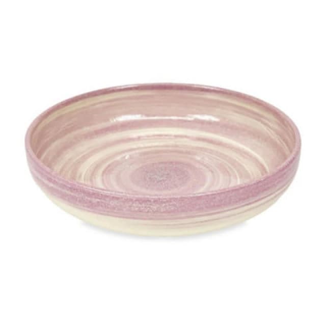 Verano Spanish Ceramics Pastel Beach Hand Painted Kitchen Dining Table Large Bowl Lilac 27Cm (Diam)