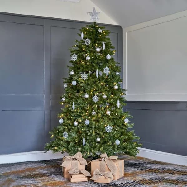 7.5ft LED Dunhill Fir Christmas Tree Green