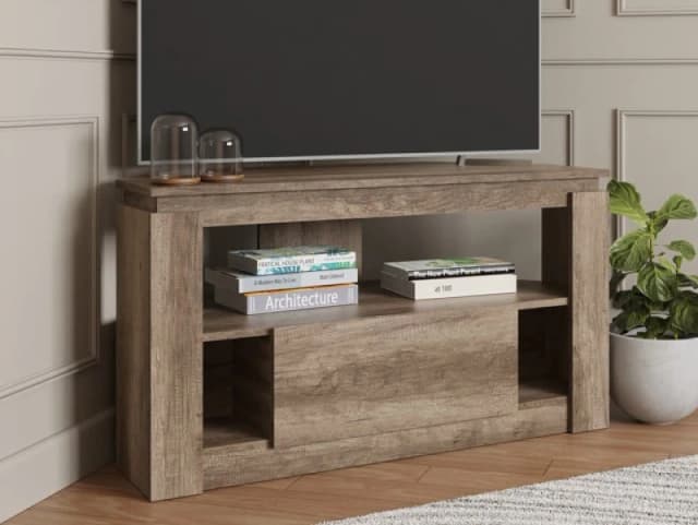 Canyon Oak Corner TV Unit for TVs up to 44" Light Wood