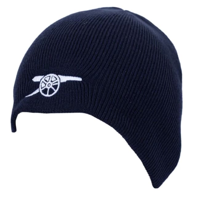 Arsenal FC Mens Cannon Beanie in Navy Navy Male One Size