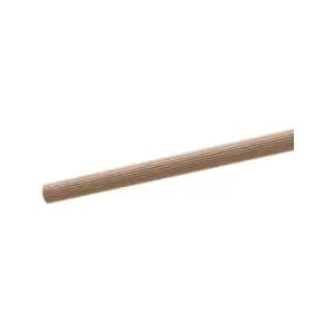 Beech Dowel Flutted Wood Rod Pegs 1m - Diameter 10mm - Pack of 30