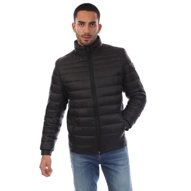 Boss Oden2 Quilted Jacket Black male 48R