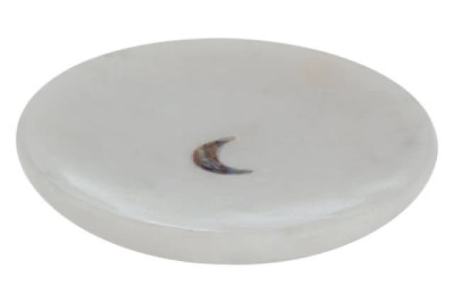 Orsina Marella White Marble Trinket Dish