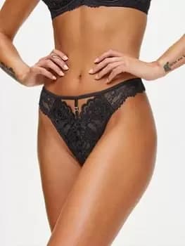 Ann Summers Knickers The Icon Thong - Black, Size 10, Women