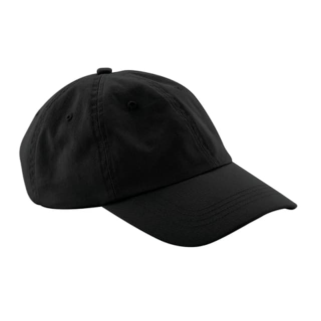Beechfield Womens 6 Panel Low Profile Cap in Black Female One Size