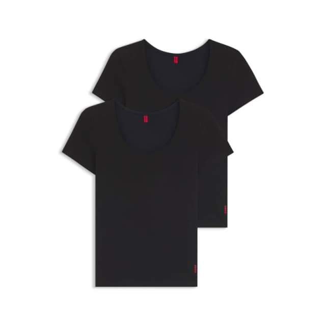 Hugo 2 Pack of Underwear T-Shirts Black female XS