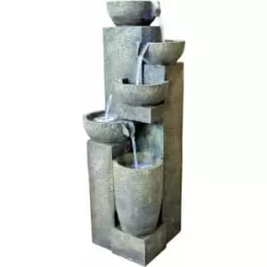 Grand Aztec Solar Powered Water Feature