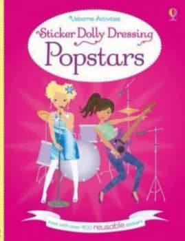 Sticker Dolly Dressing Popstars by Lucy Bowman Book