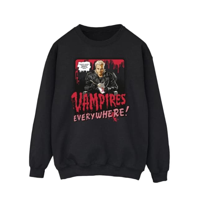 The Lost Boys The Lost Boys Men Vampires Everywhere Sweatshirt in Black Size: Small Black S Male 5063376723107