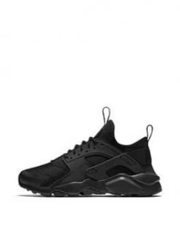 Nike Air Huarache Run Ultra Junior Trainers - Black, Size 3