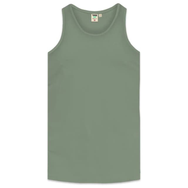 Duke Clothing Duke Clothing Men D555 Fabio Tank Top in Khaki Size: X-Large Khaki XL Male 5057819170849