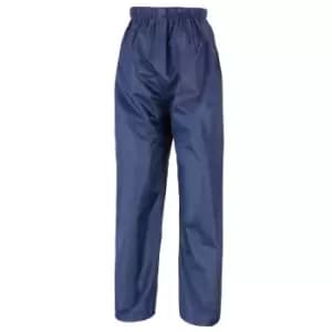 Result Core Kids/Childrens Unisex Stormdri Rain Over Trouser / Pants (11-12 years) (Navy Blue)